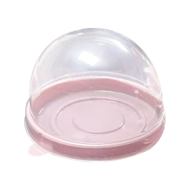 กล่องใส่คัพเค้กทรงกลมแบบใช้แล้วทิ้ง