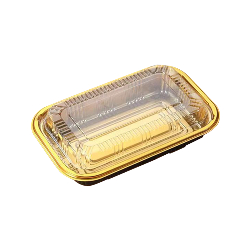 กล่องบรรจุภัณฑ์อาหารสลัดแบบใช้แล้วทิ้งพร้อมฝาปิดป้องกันหมอก