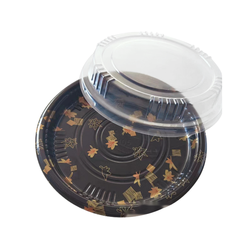 จานแซนวิชทรงกลมมีฝาปิด