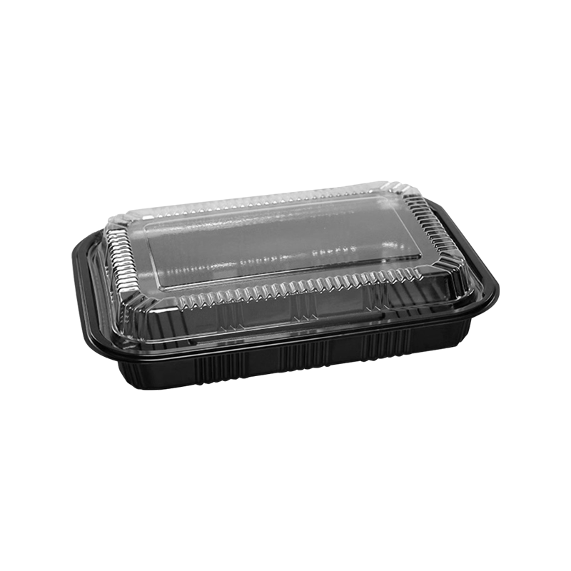 กล่องบรรจุภัณฑ์มีฝาปิดป้องกันการล้น เหมาะสำหรับเตาอบไมโครเวฟ