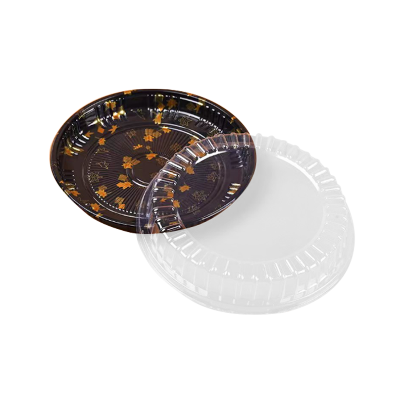 ถาดซูชิ Takeaway แบบใช้แล้วทิ้งพร้อมฝาปิดใส