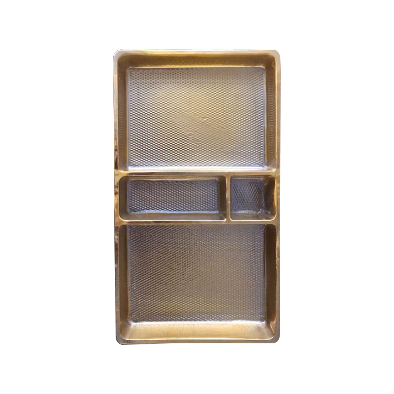 ถาดบรรจุขนมกึ่งใสแบบใช้แล้วทิ้ง